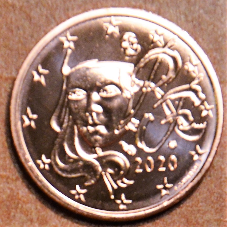 1 cent Francúzsko 2020 (UNC)