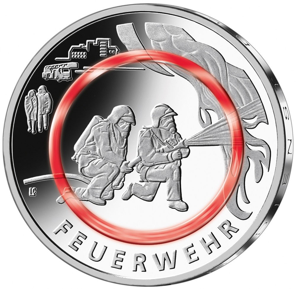 10 Euro Nemecko 2023 "D" - Hasiči (UNC)