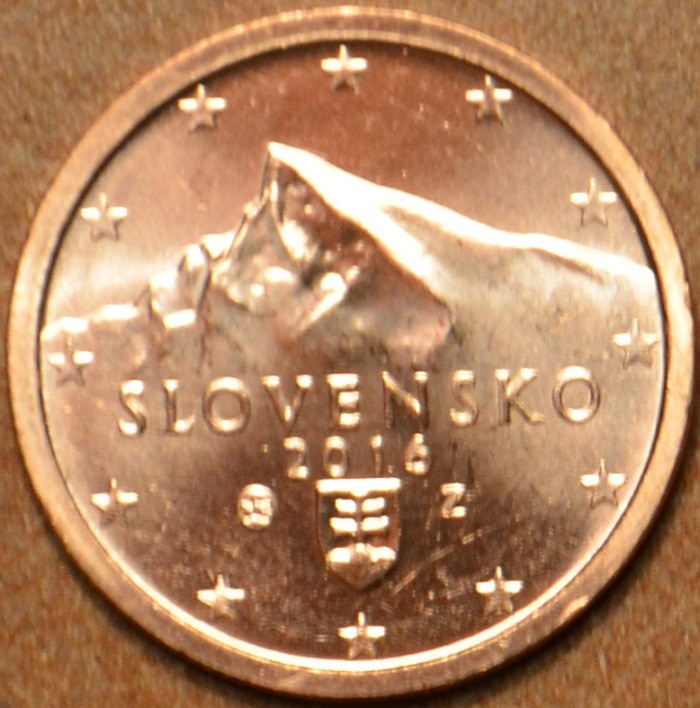 2 cent Slovensko 2016 (UNC)