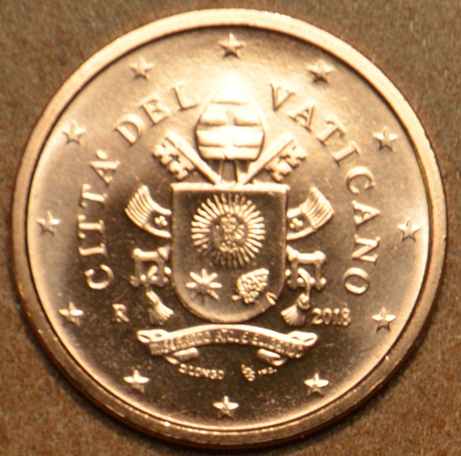 2 cent Vatikán 2018 (BU)