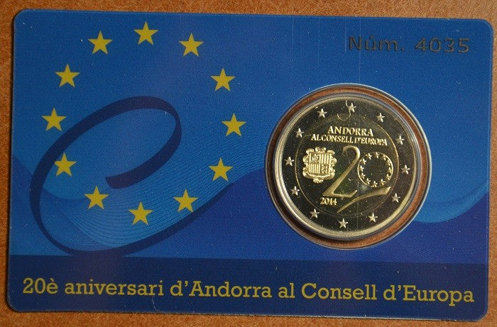 2 Euro Andorra 2014 - Európska rada (Proof)