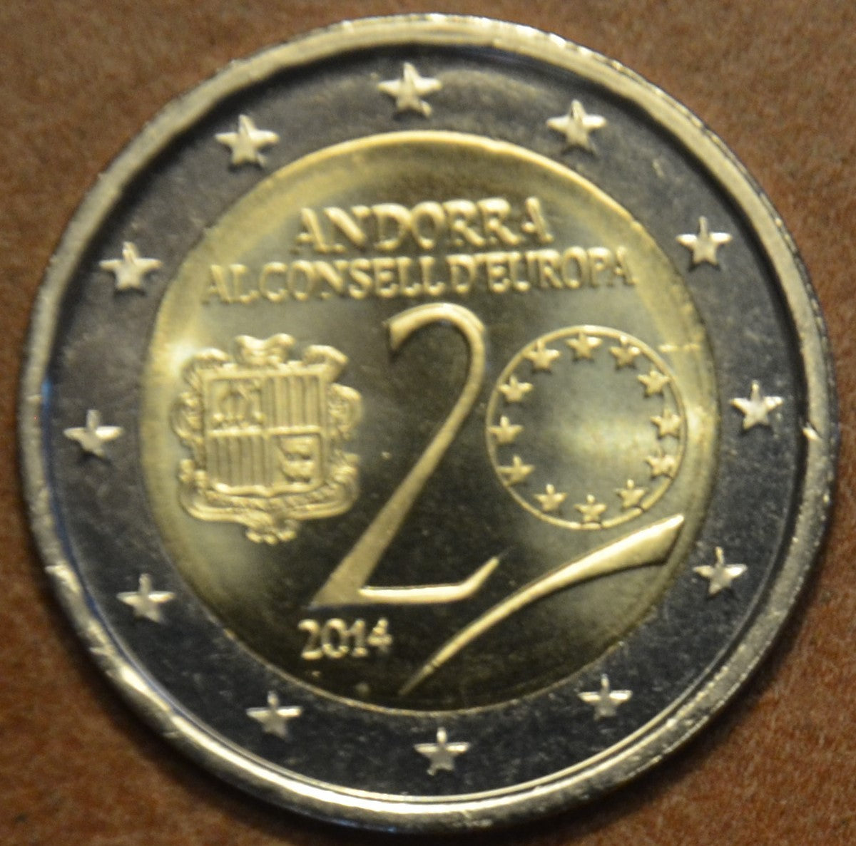 2 Euro Andorra 2014 - Európska rada (UNC)