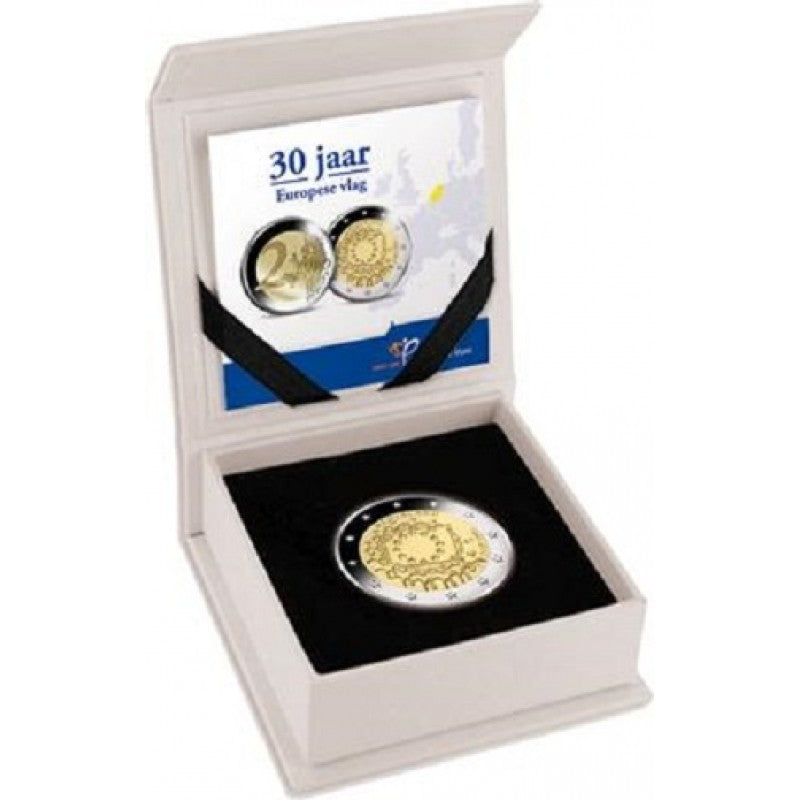 2 Euro Holandsko 2015 - 30 rokov Europskej vlajky (Proof)
