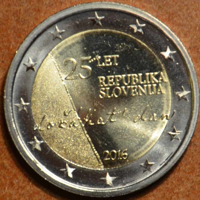 2 Euro Slovinsko 2016 - 25. výročie nezávislosti Slovinskej republiky (UNC)