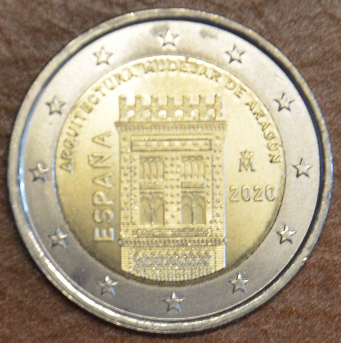 2 Euro Španielsko 2020 - Mudejárska architektúra Aragónie (UNC)