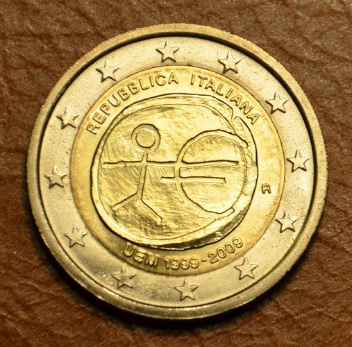 2 Euro Taliansko 2009 - 10. výročie hospodárskej a menovej únie (UNC)