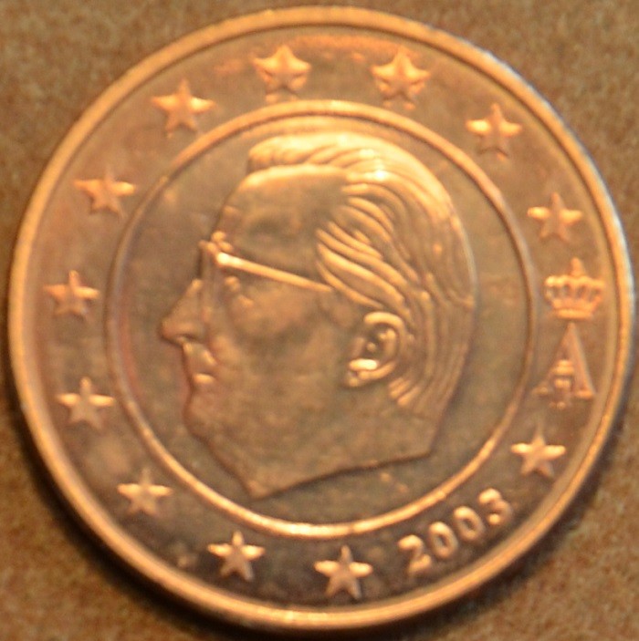 5 cent Belgicko 2003 (UNC)