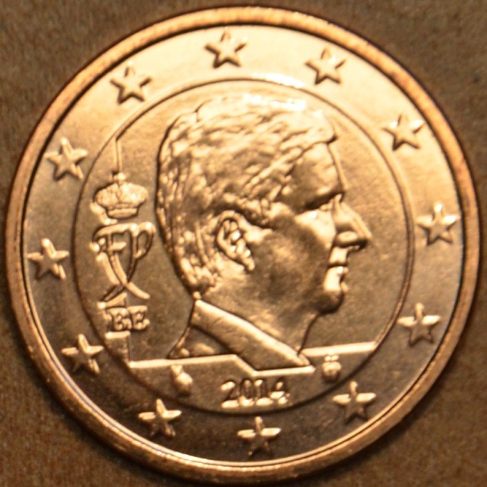 5 cent Belgicko 2014 - Kráľ Filip (UNC)