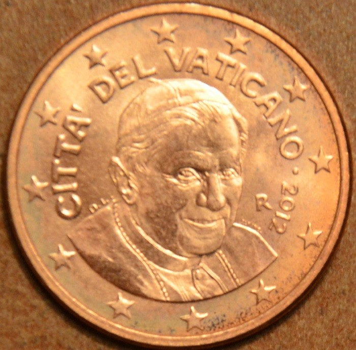5 cent Vatikán 2012 (BU)