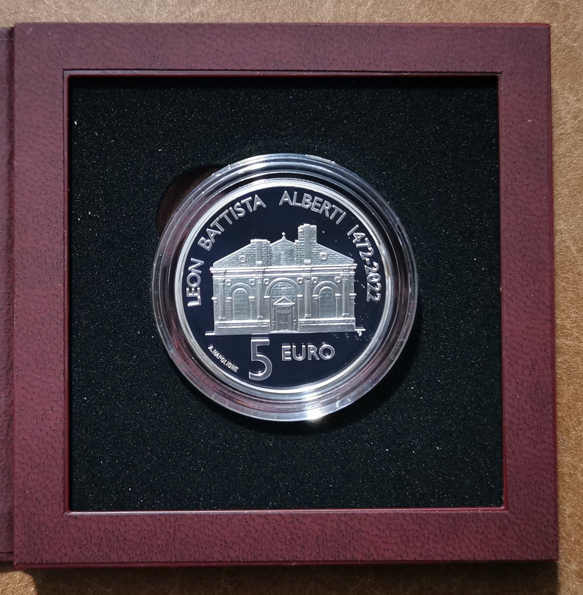 5 Euro San Marino 2022 - Leon Battista Alberti (Proof)