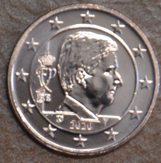 1 cent Belgicko 2020 - Kráľ Filip (UNC)