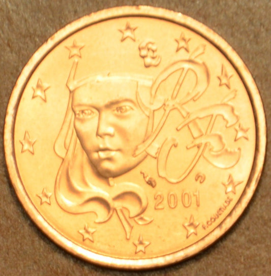 1 cent Francúzsko 2001 (UNC)
