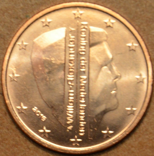 1 cent Holandsko 2016 - Kráľ Willem Alexander (UNC)