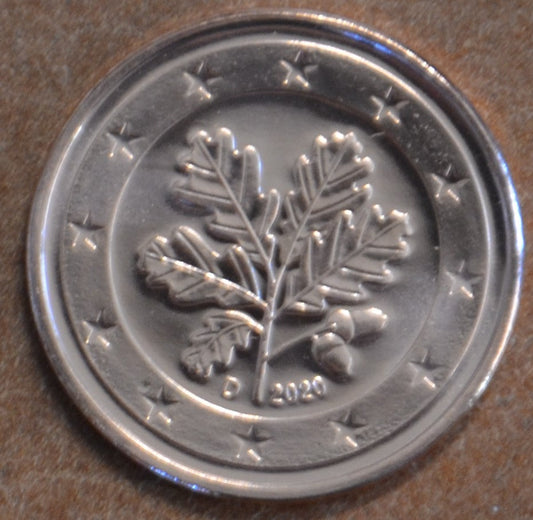1 cent Nemecko 2020 "D" (UNC)