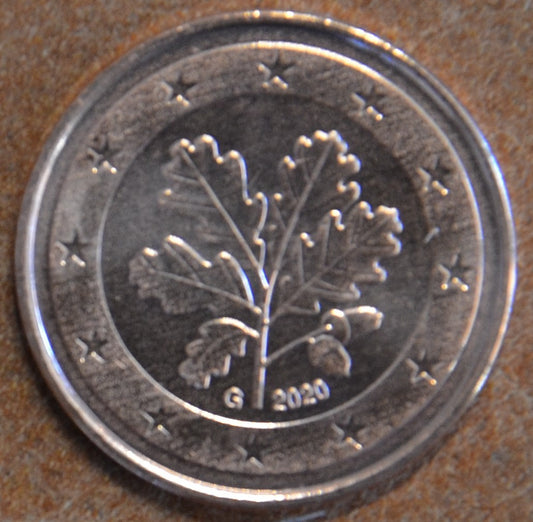 1 cent Nemecko 2020 "G" (UNC)
