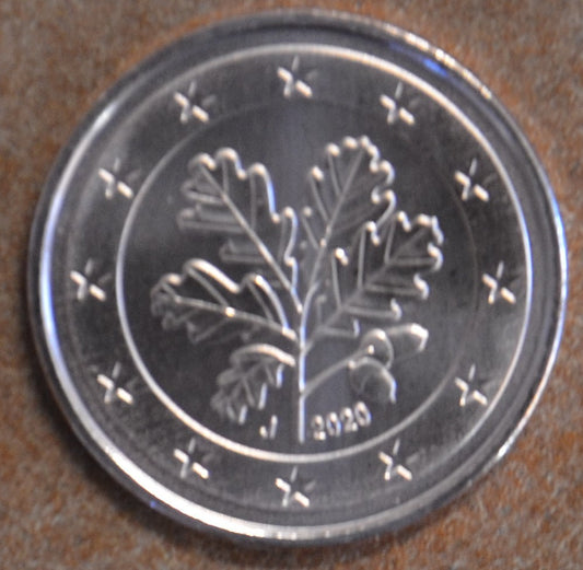 1 cent Nemecko 2020 "J" (UNC)