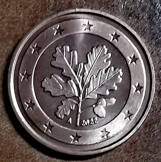 1 cent Nemecko 2022 "A" (UNC)