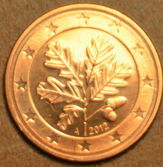 1 cent Nemecko 2012 "A" (UNC)