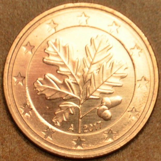 1 cent Nemecko 2017 "A" (UNC)