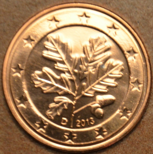1 cent Nemecko 2013 "D" (UNC)