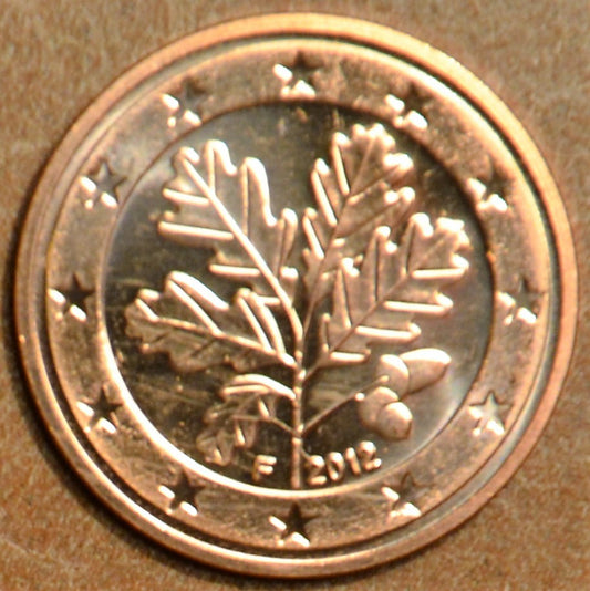 1 cent Nemecko 2012 "F" (UNC)