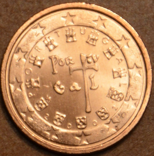 1 cent Portugalsko 2002 (UNC)