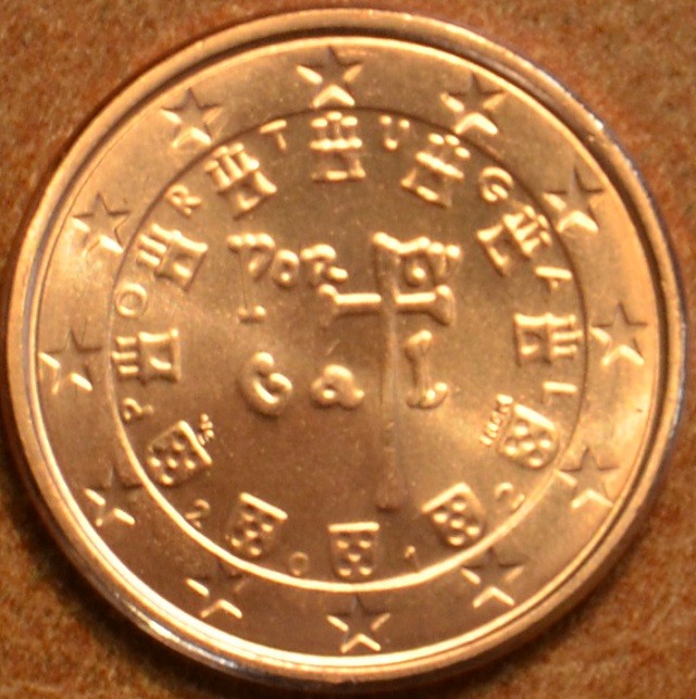1 cent Portugalsko 2005 (UNC)