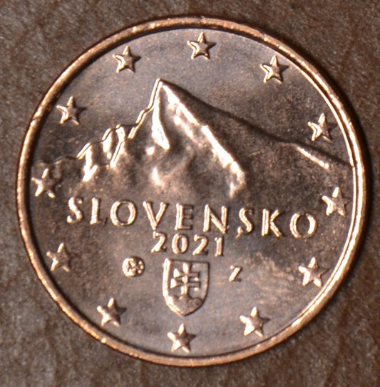1 cent Slovensko 2021 (UNC)