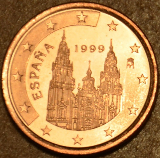 1 cent Španielsko 1999 (UNC)