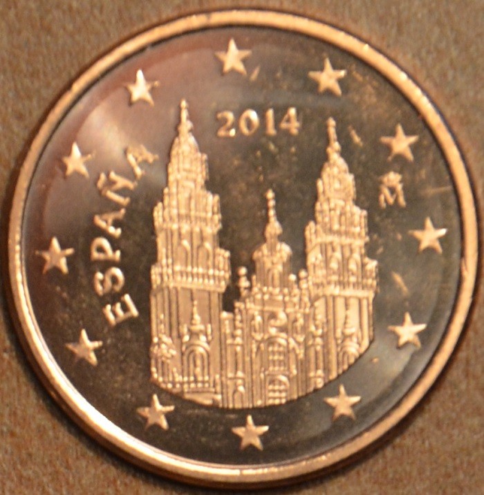 1 cent Španielsko 2014 (UNC)
