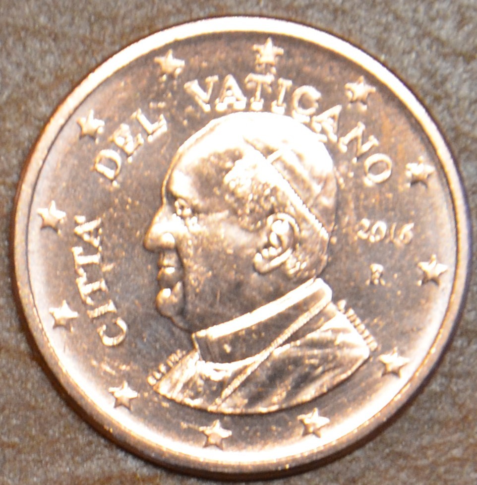 1 cent Vatikán 2016 František (BU)
