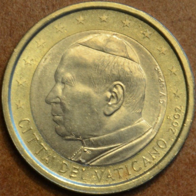 1 Euro Vatikán 2002 Ján Pavol II (BU)