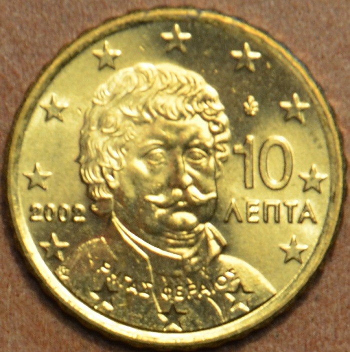 10 cent Grécko 2002 (UNC)