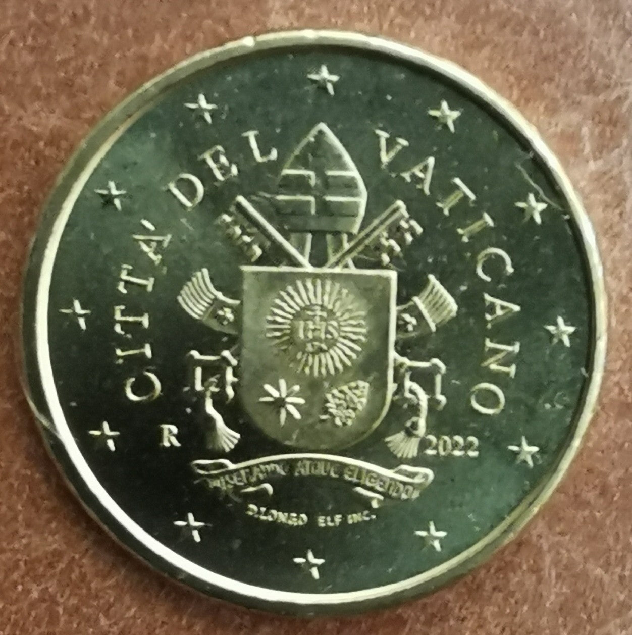 10 cent Vatikán 2022 (BU)
