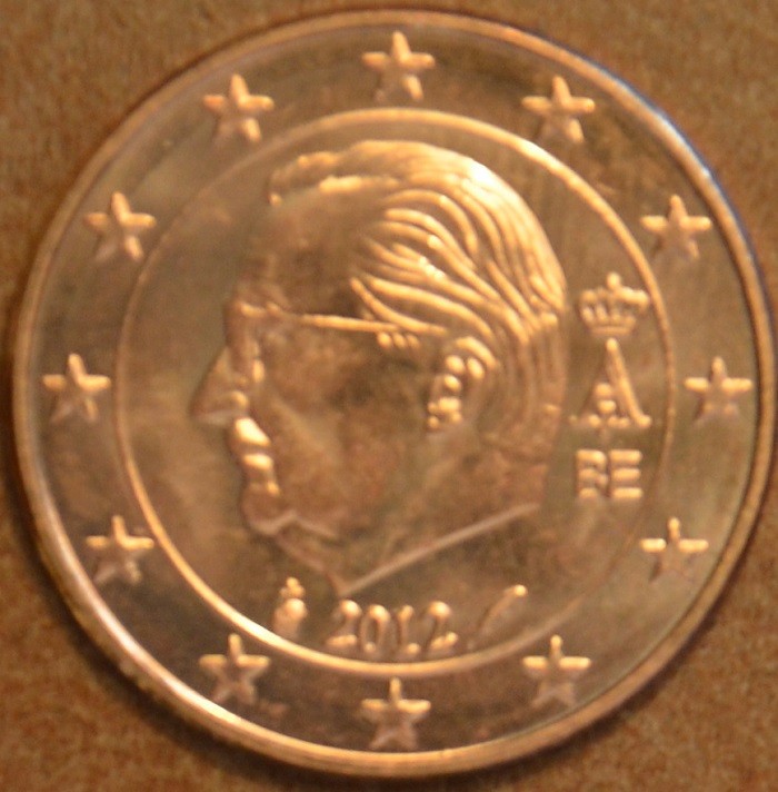 2 cent Belgicko 2012 (UNC)