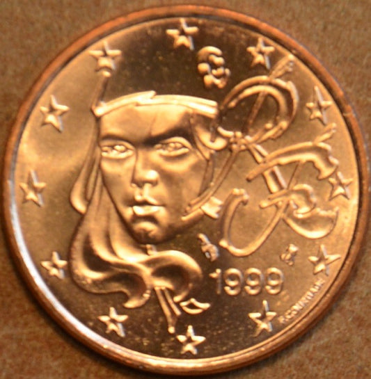 2 cent Francúzsko 1999 (UNC)