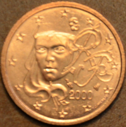 2 cent Francúzsko 2000 (UNC)
