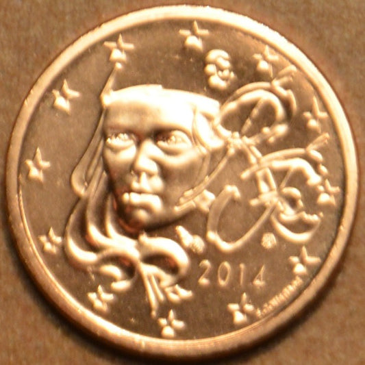 2 cent Francúzsko 2014 (UNC)