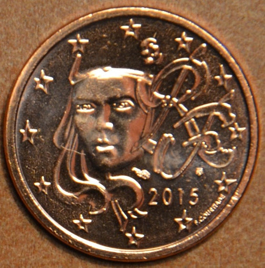 2 cent Francúzsko 2015 (UNC)