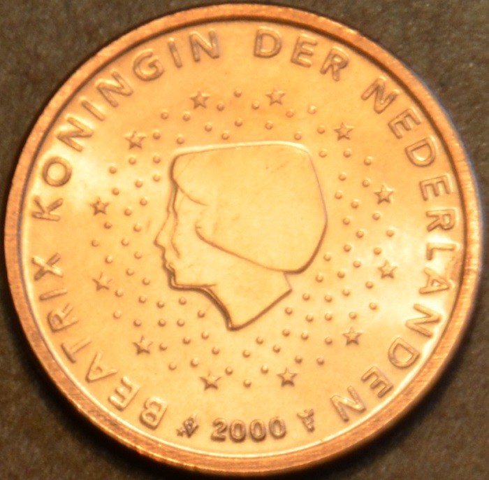 2 cent Holandsko 2000 (UNC)