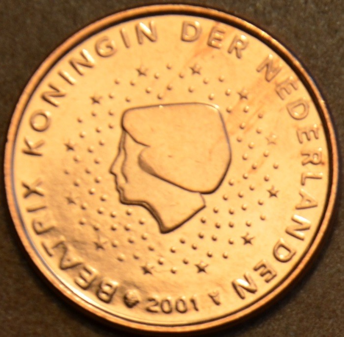 2 cent Holandsko 2001 (UNC)