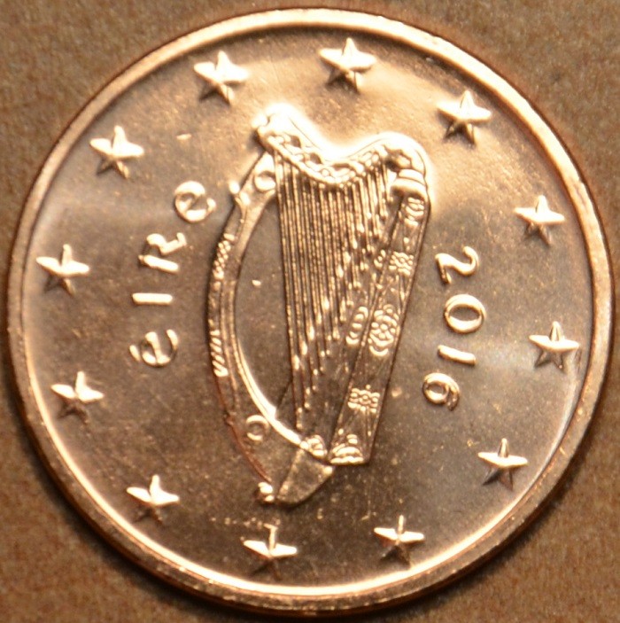 2 cent Írsko 2016 (UNC)