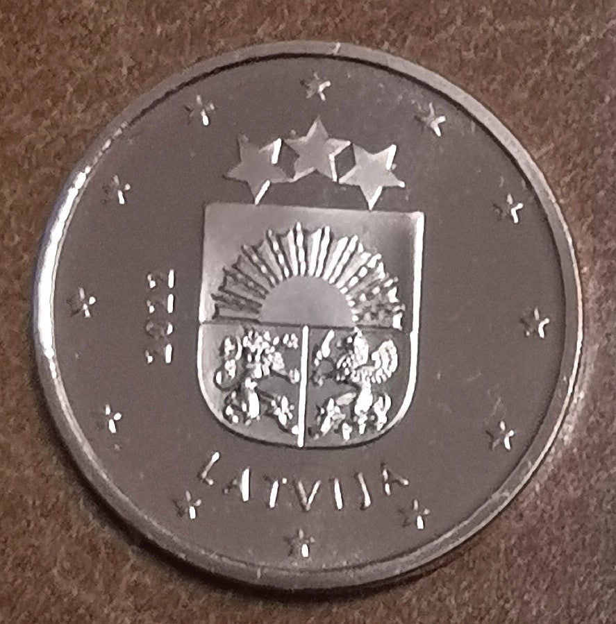 2 cent Lotyšsko 2022 (UNC)