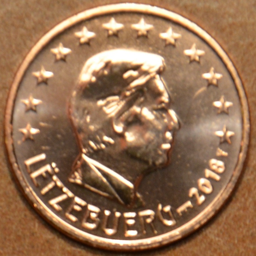 2 cent Luxembursko 2018 nová značka (UNC)