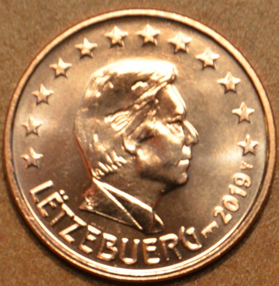 2 cent Luxembursko 2019 so značkou "most" (UNC)