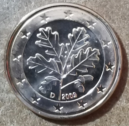 2 cent Nemecko 2009 "D" (UNC)