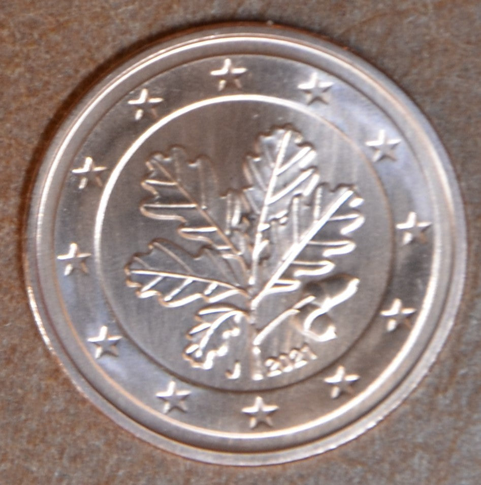 2 cent Nemecko 2021 "J" (UNC)