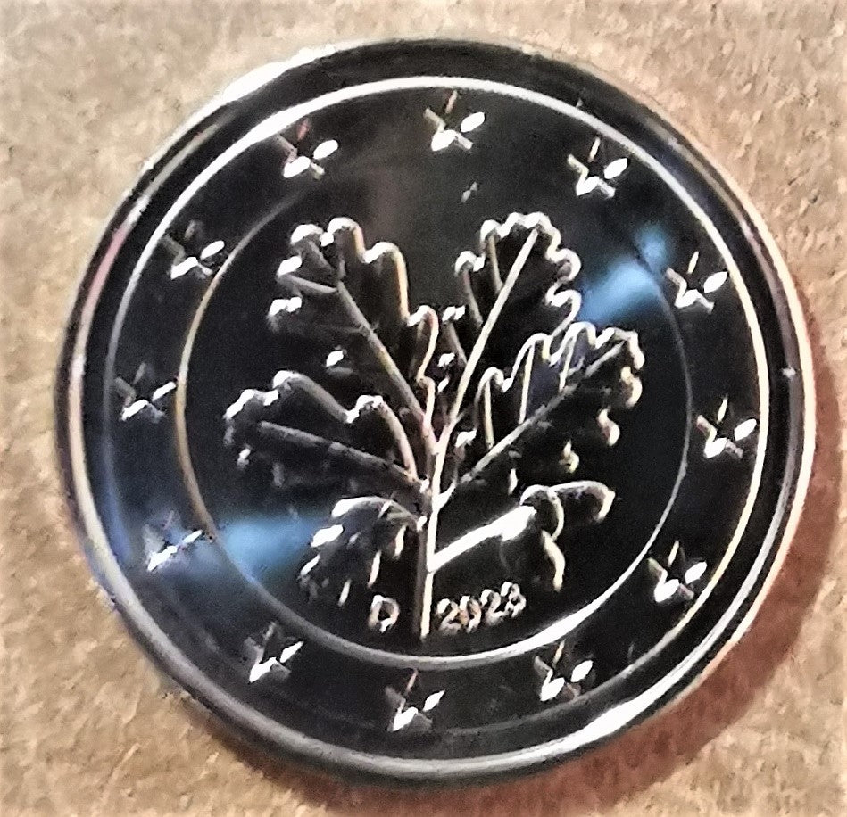 2 cent Nemecko 2023 "D" (UNC)