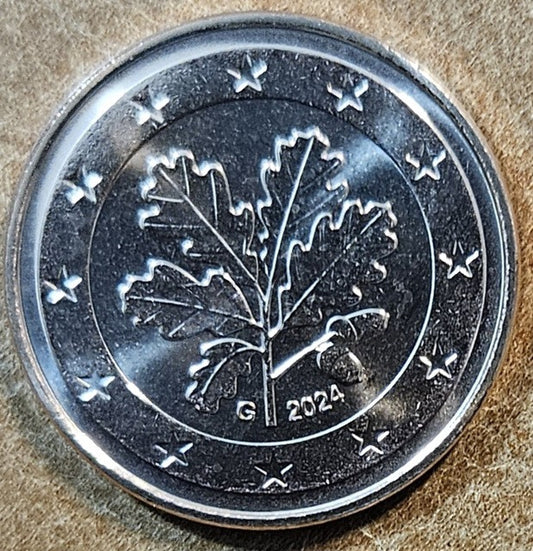 2 cent Nemecko 2024 "G" (UNC)
