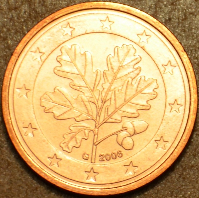 2 cent Nemecko "J" 2006 (UNC)